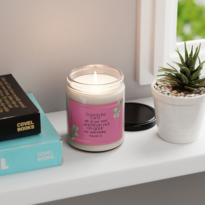 Trust in The Lord Christian Candle