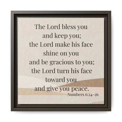 The Lord Bless You Framed Wall Art for Inspiration, Christian Home Decor, Motivational Print, Gift Idea, Faith Inspired Decor