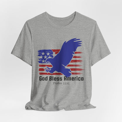 God Bless America USA Christian Tshirt