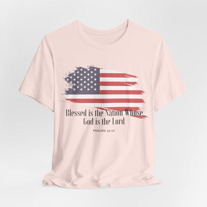 Christian shirts with American flag with Comfortable USA Flag TShirt Ideal Christian Gift Idea for Women.