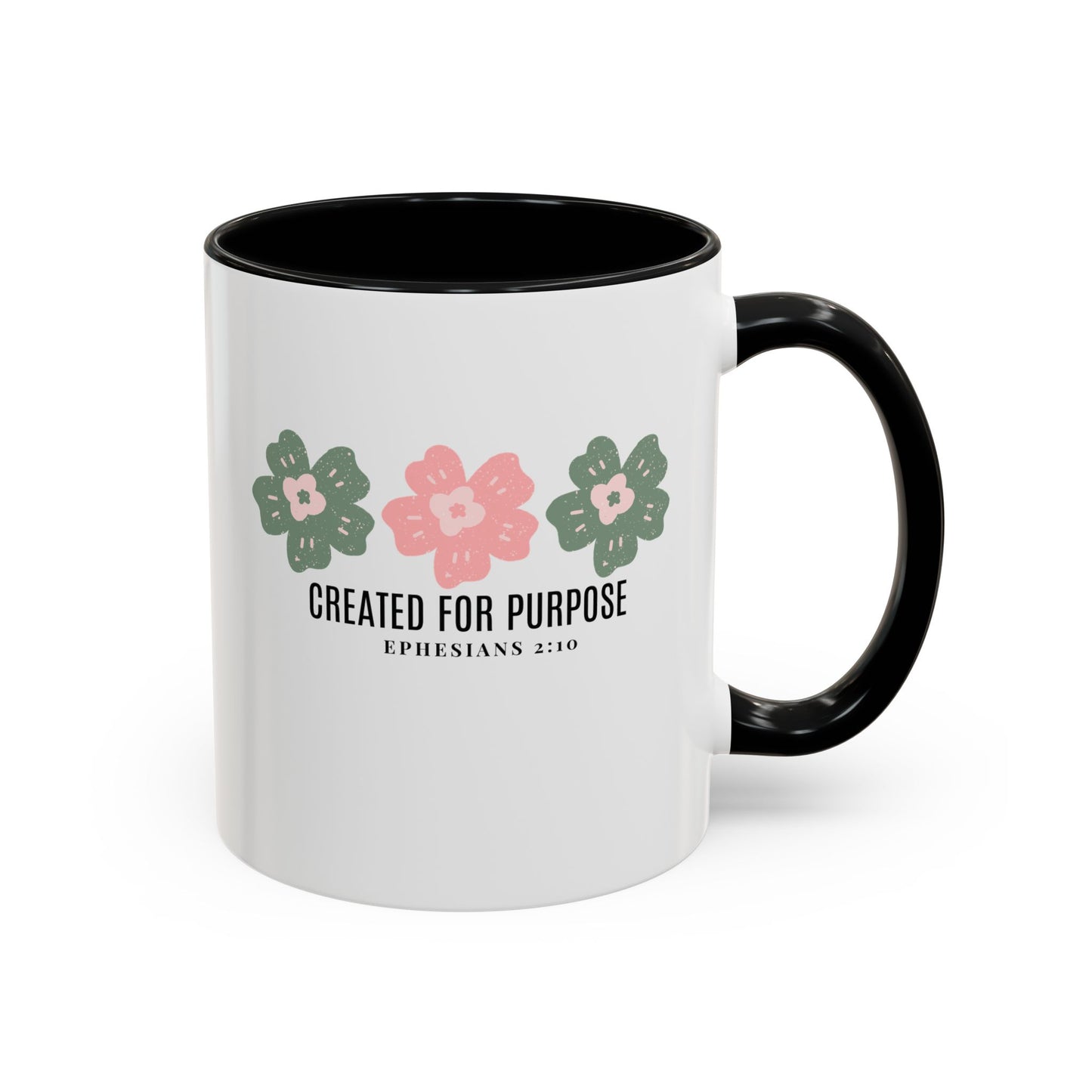 Created for Purpose Mug with Bible Verse Christian coffee mugs