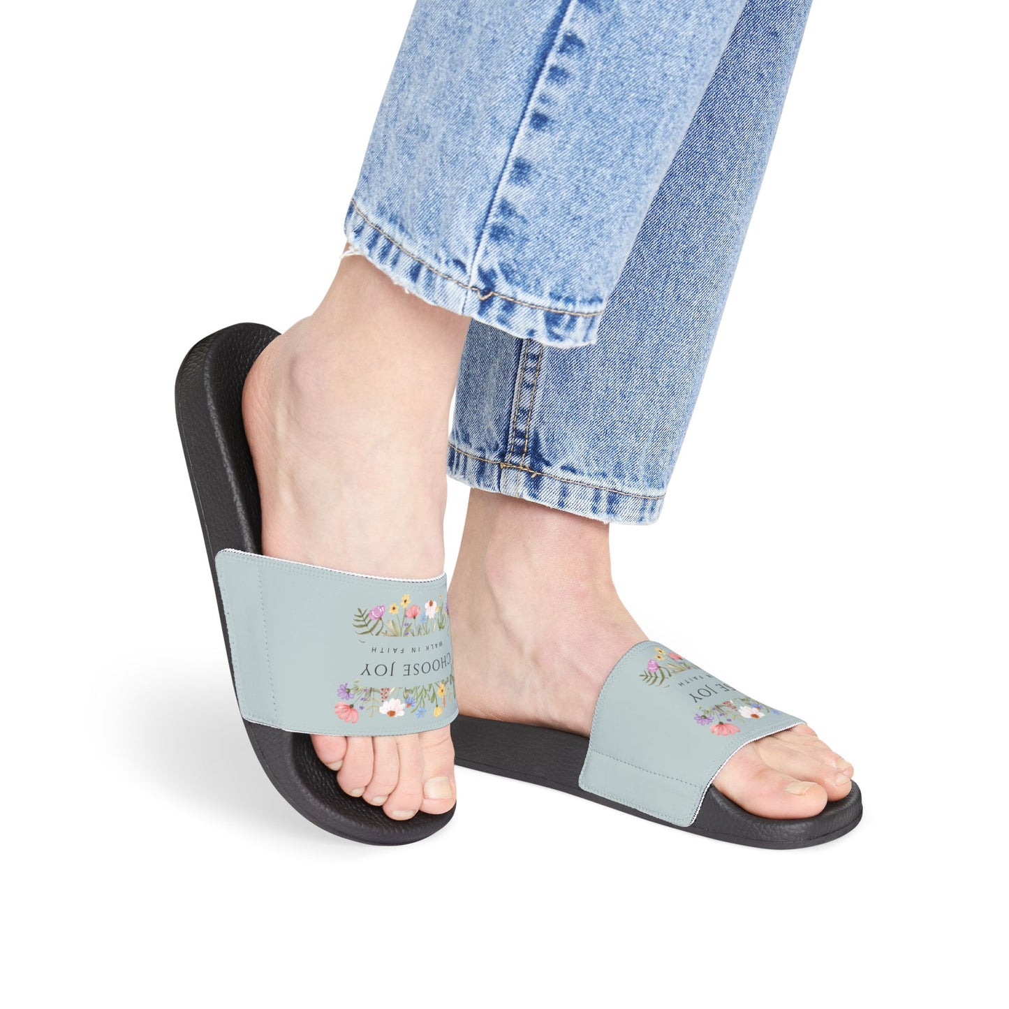 Choose Gentleness Christian Women's Removable Strap Sandals