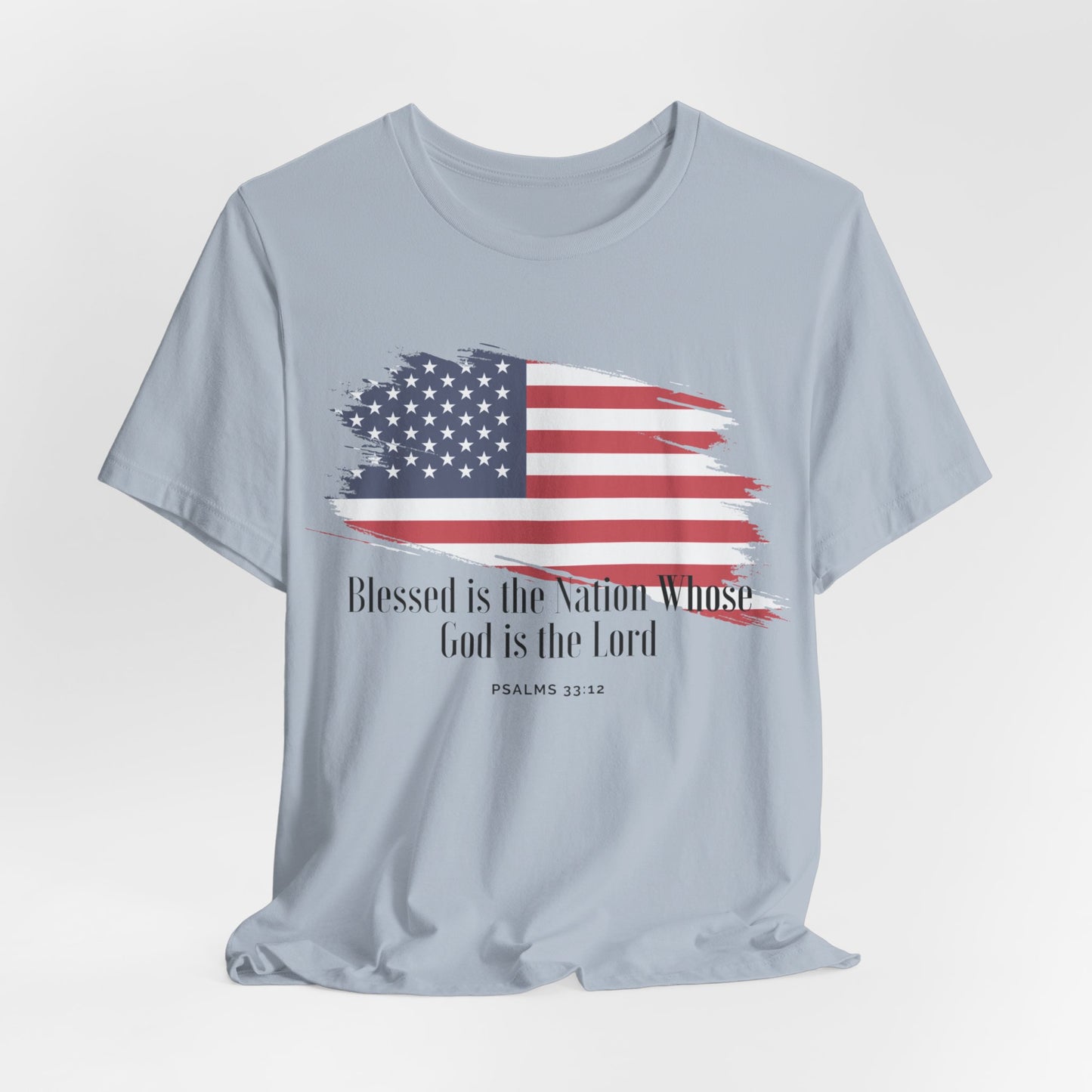 Christian shirts with American flag with Comfortable USA Flag TShirt Ideal Christian Gift Idea for Women.