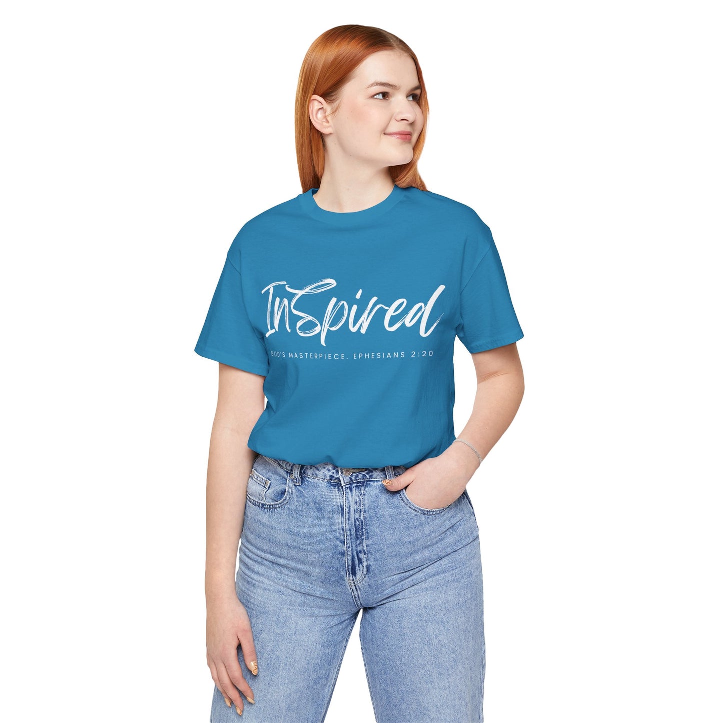 Inspired God's Masterpiece T Shirt Faith-Inspired Apparel for Men and Women Featuring Inspirational Quotes with Religious Graphics Ideal Religious Gift Ideas for Women