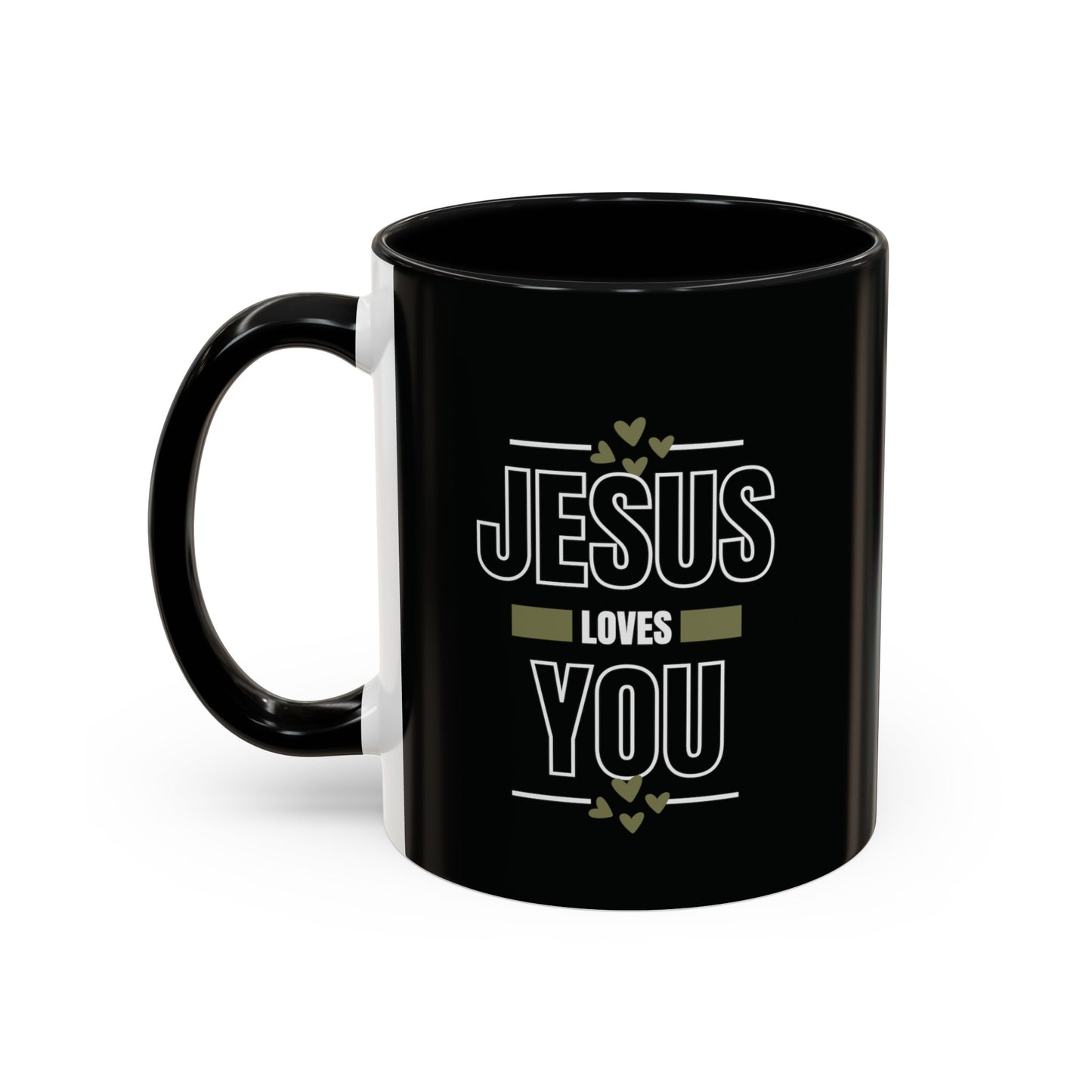 Jesus Loves You Mug with Bible Verse Christian coffee mugs for Mom Christian Coffee Mug with Inspirational Message Accent Coffee Mug in 11oz Coffee Mug in 15 oz for coffee lovers