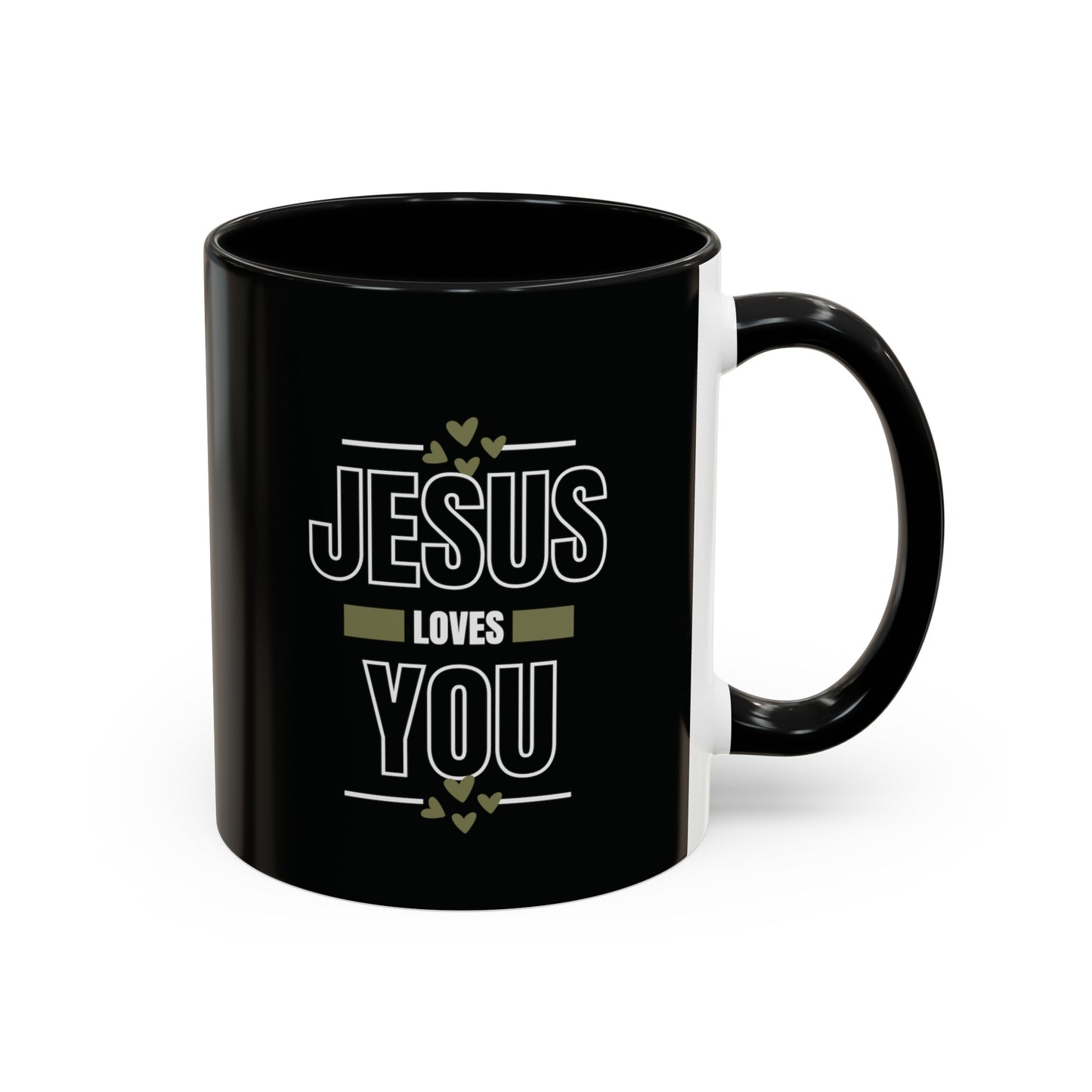 Jesus Loves You Mug with Bible Verse Christian coffee mugs for Mom Christian Coffee Mug with Inspirational Message Accent Coffee Mug in 11oz Coffee Mug in 15 oz for coffee lovers