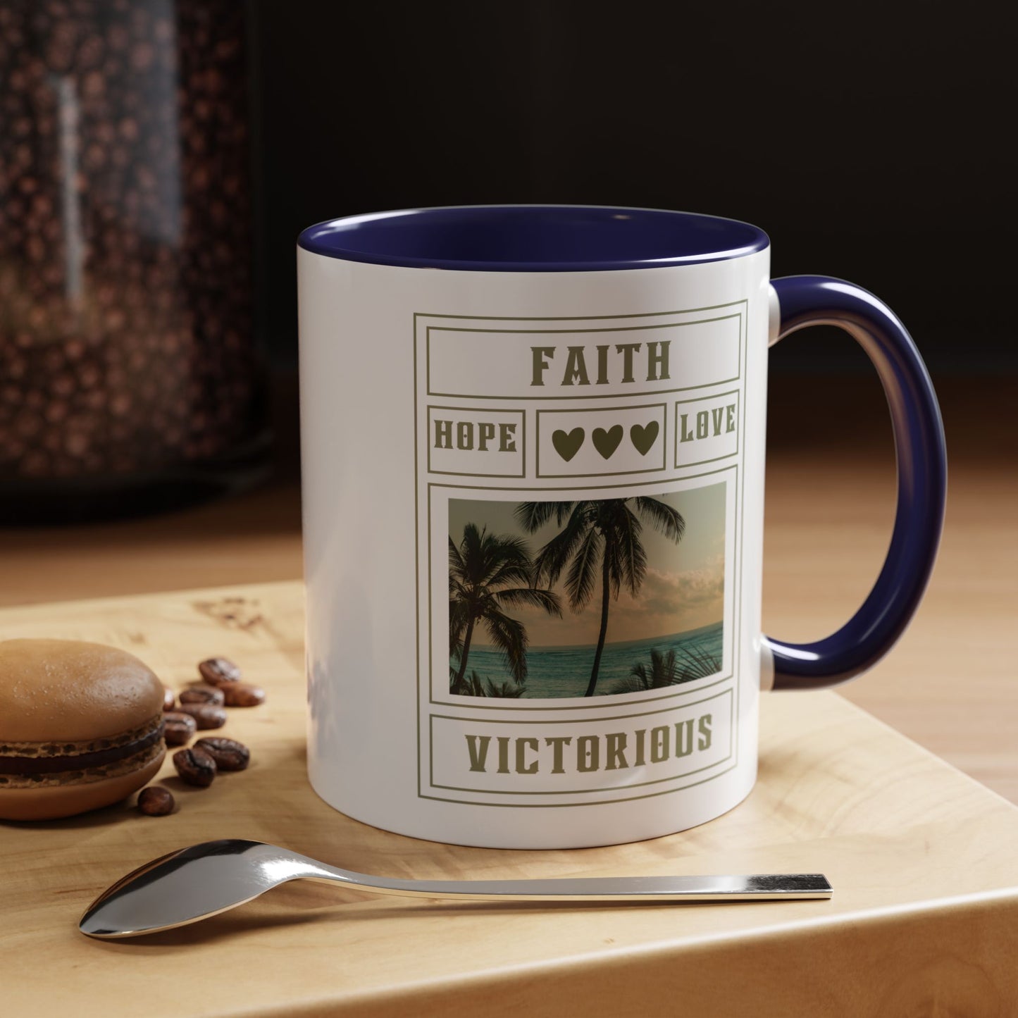 Faith Hope and Love Mug with Bible Verse Christian coffee mugs for Mom Christian Coffee Mug with Inspirational Message Accent Coffee Mug in 11oz Coffee Mug in 15 oz for coffee lovers
