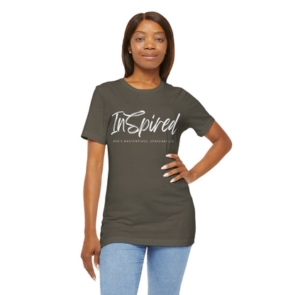 Inspired God's Masterpiece T Shirt Faith-Inspired Apparel for Men and Women Featuring Inspirational Quotes with Religious Graphics Ideal Religious Gift Ideas for Women