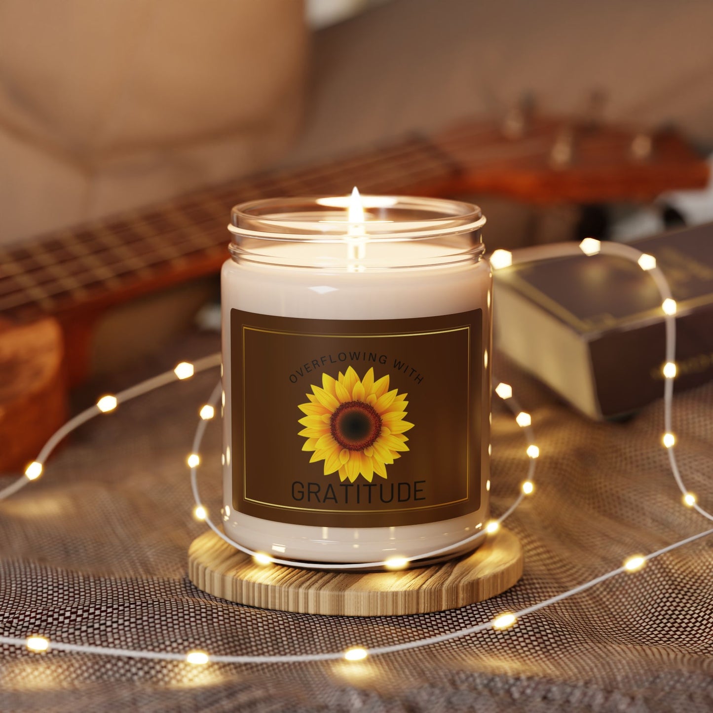 Grateful Overflow Christian Candle