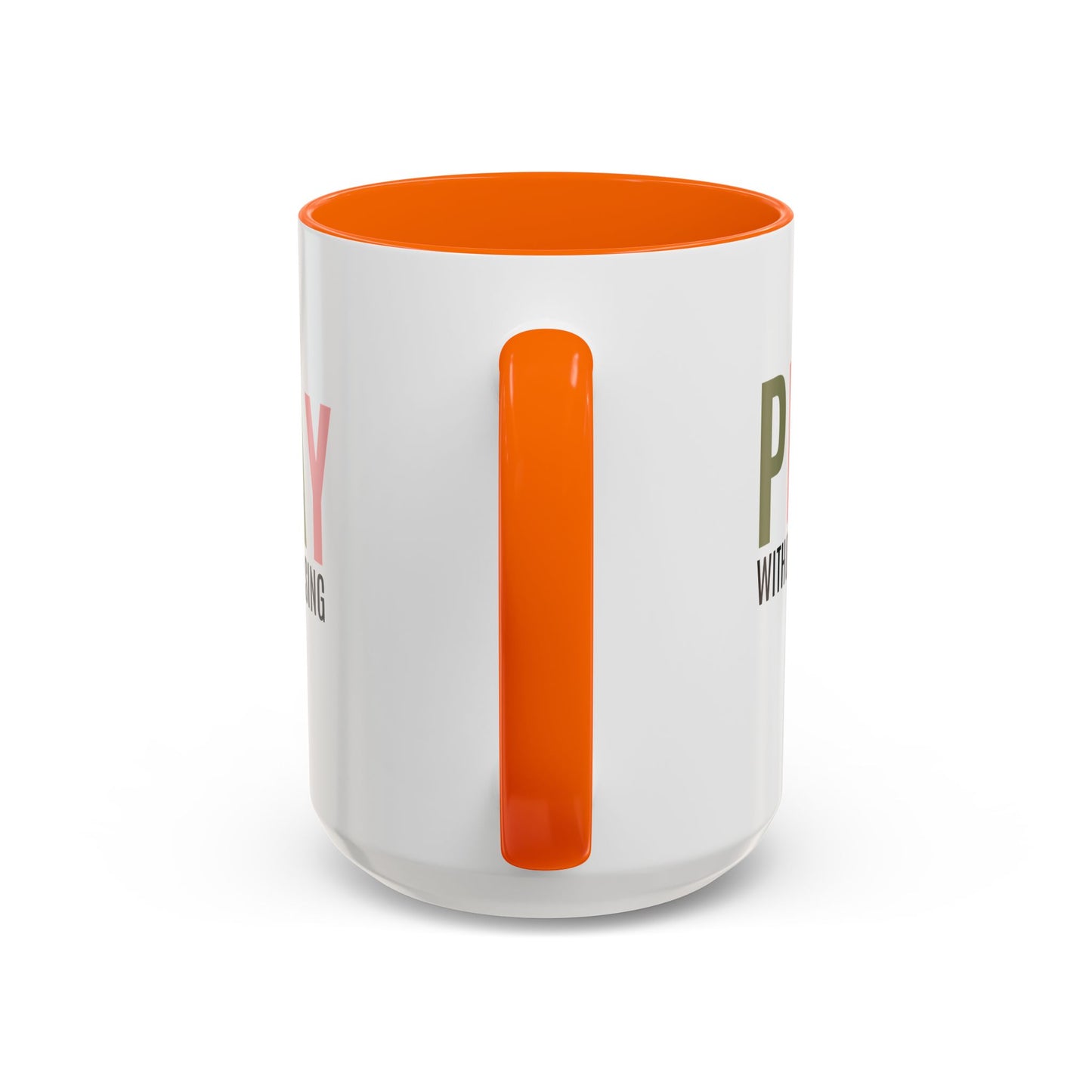 Pray Without Ceasing Christian coffee mug