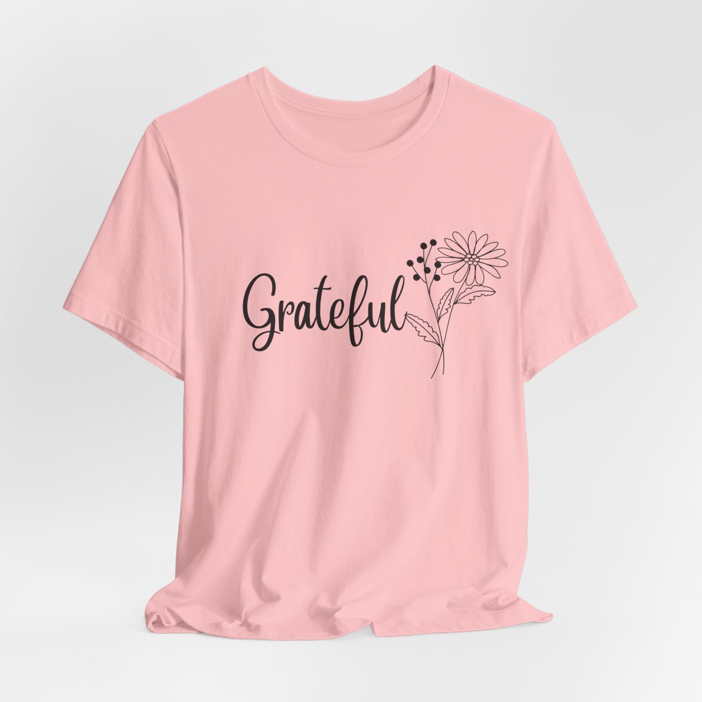 Grateful Inspirational Christian T-Shirt with Religious Graphics Ideal Religious Gift Ideas for Women