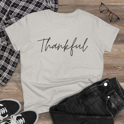 Thankful Women's Midweight Cotton Tshirt