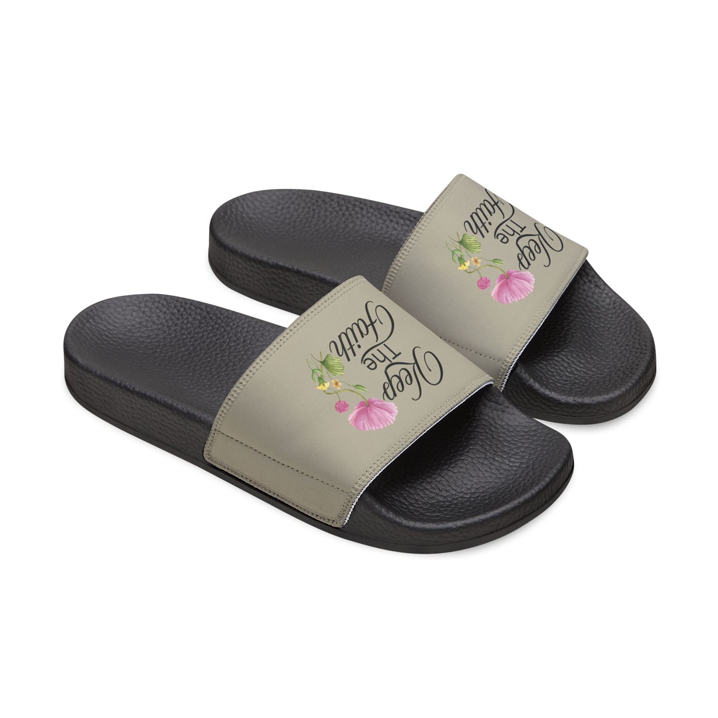Keep The Faith Christian Women's Removable Strap Sandals