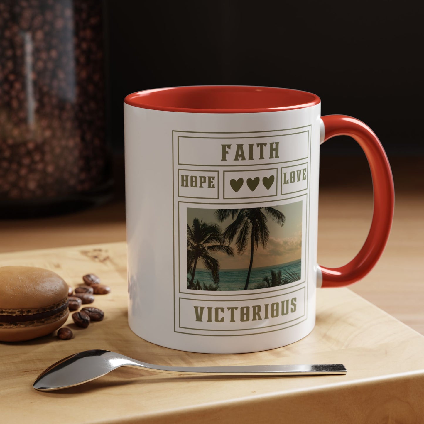 Faith Hope and Love Mug with Bible Verse Christian coffee mugs for Mom Christian Coffee Mug with Inspirational Message Accent Coffee Mug in 11oz Coffee Mug in 15 oz for coffee lovers