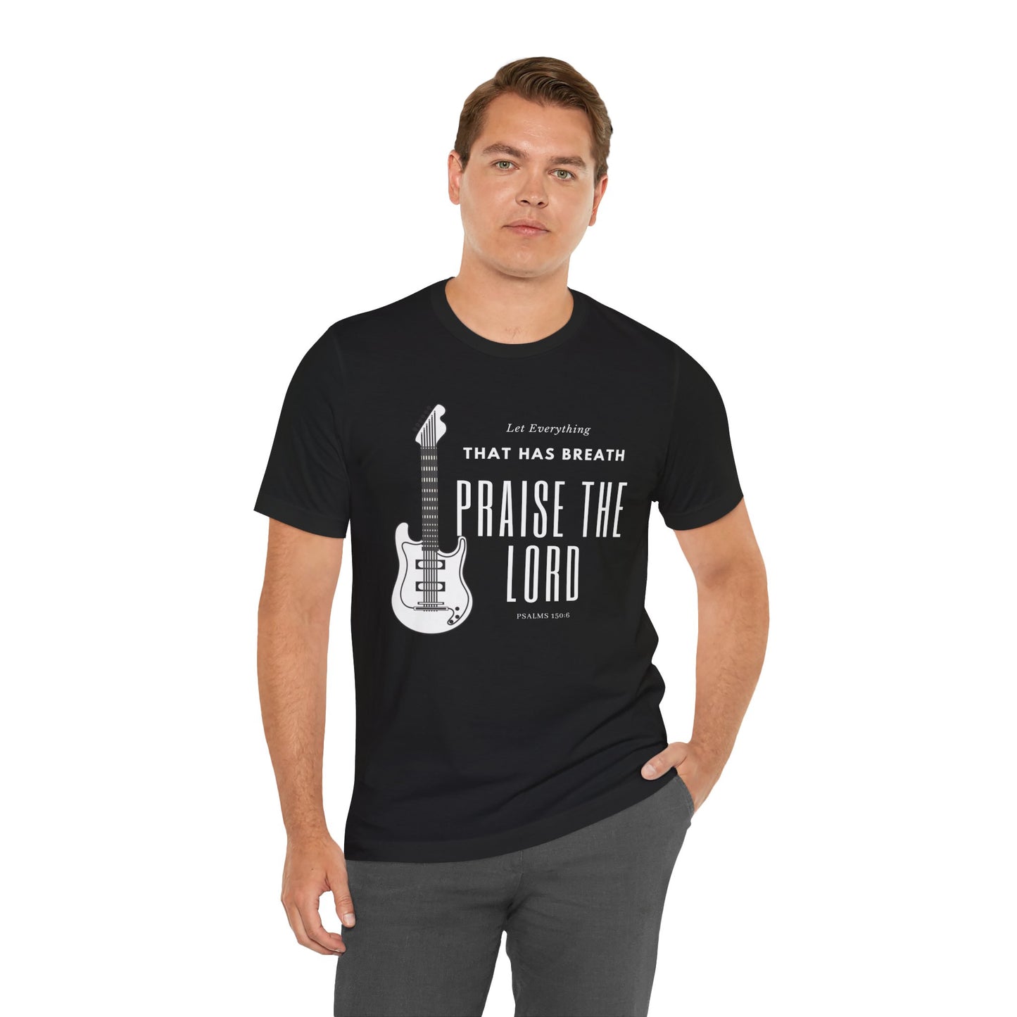 Everything That has Breath Praise the Lord Scripture Wear Faith-Inspired Apparel for Men and Women Featuring Inspirational Quotes from Psalms 150: 6 Bible Verses and Religious Graphics.