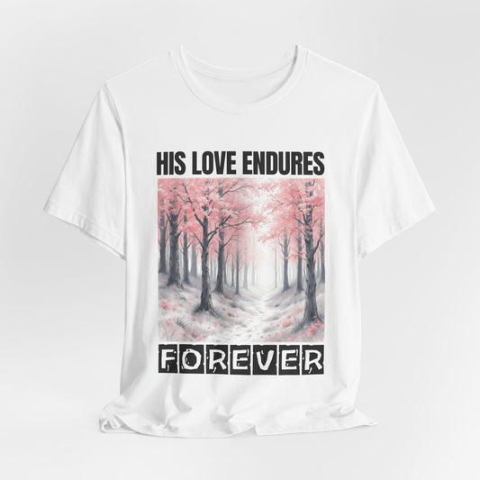 Christian Tshirt, Love Endures Forever Tshirt, Religious Unisex Shirt, Inspirational Tee, Christian Gift Shirt, Scripture Tshirt