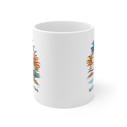Salt and Light in A Summer World Christian Coffee Mug