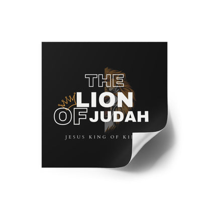 Christian Stickers, The Lion of Judah, Devotional Journal Sticker, Christian Vinyl Sticker