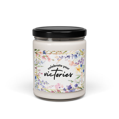 Celebrate Your Victories Christian Candle