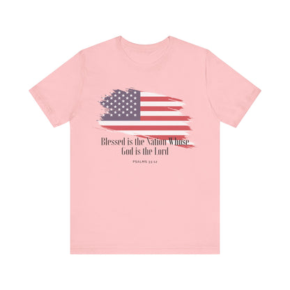 Christian shirts with American flag with Comfortable USA Flag TShirt Ideal Christian Gift Idea for Women.