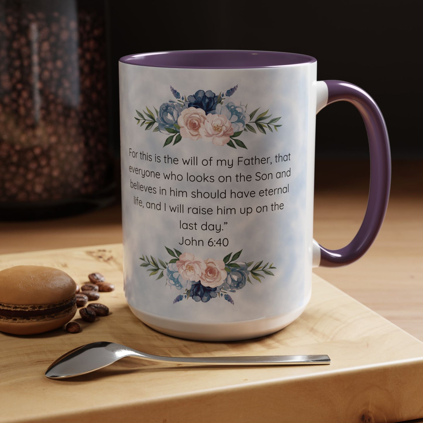 God's Greatest Love Christian coffee mug