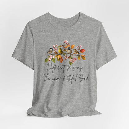Different Season Same Faithful God| Fall Christian Tshirt