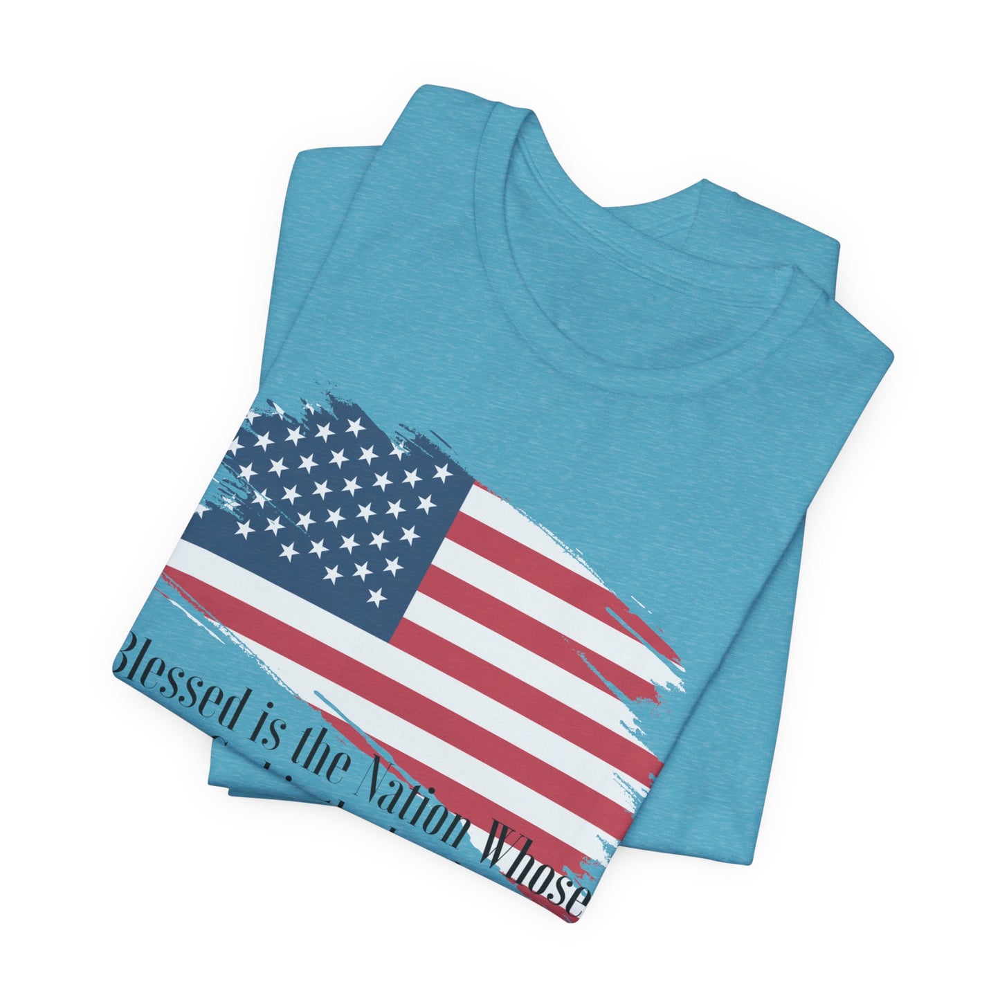 Christian shirts with American flag with Comfortable USA Flag TShirt Ideal Christian Gift Idea for Women.