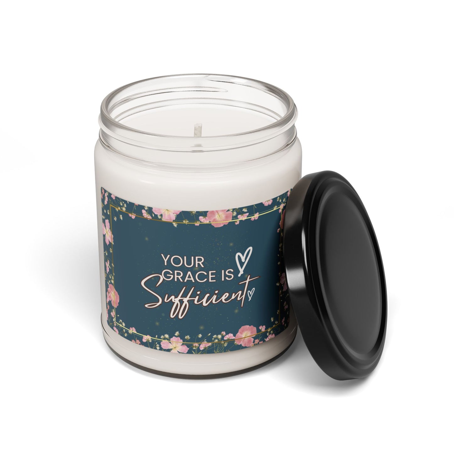 Your Grace is Sufficient Christian Candle