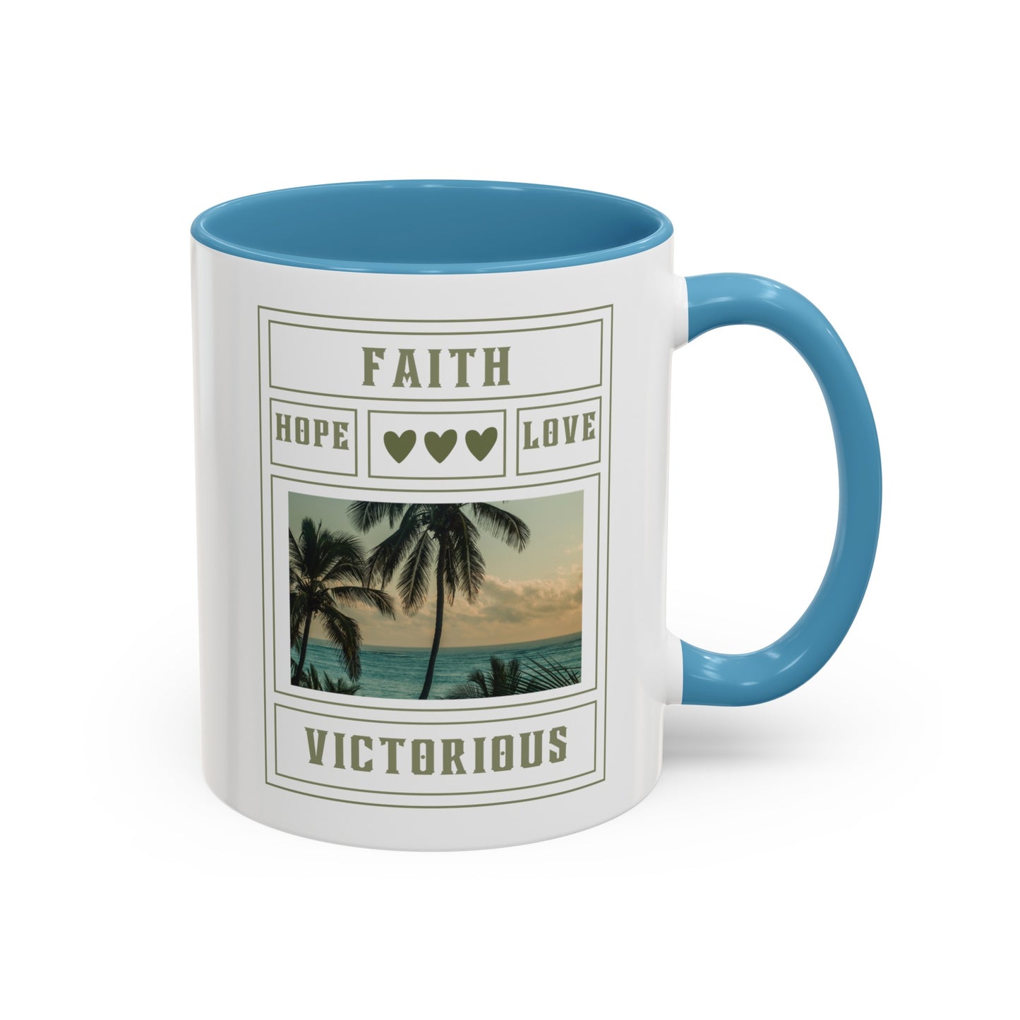 Faith Hope and Love Mug with Bible Verse Christian coffee mugs for Mom Christian Coffee Mug with Inspirational Message Accent Coffee Mug in 11oz Coffee Mug in 15 oz for coffee lovers