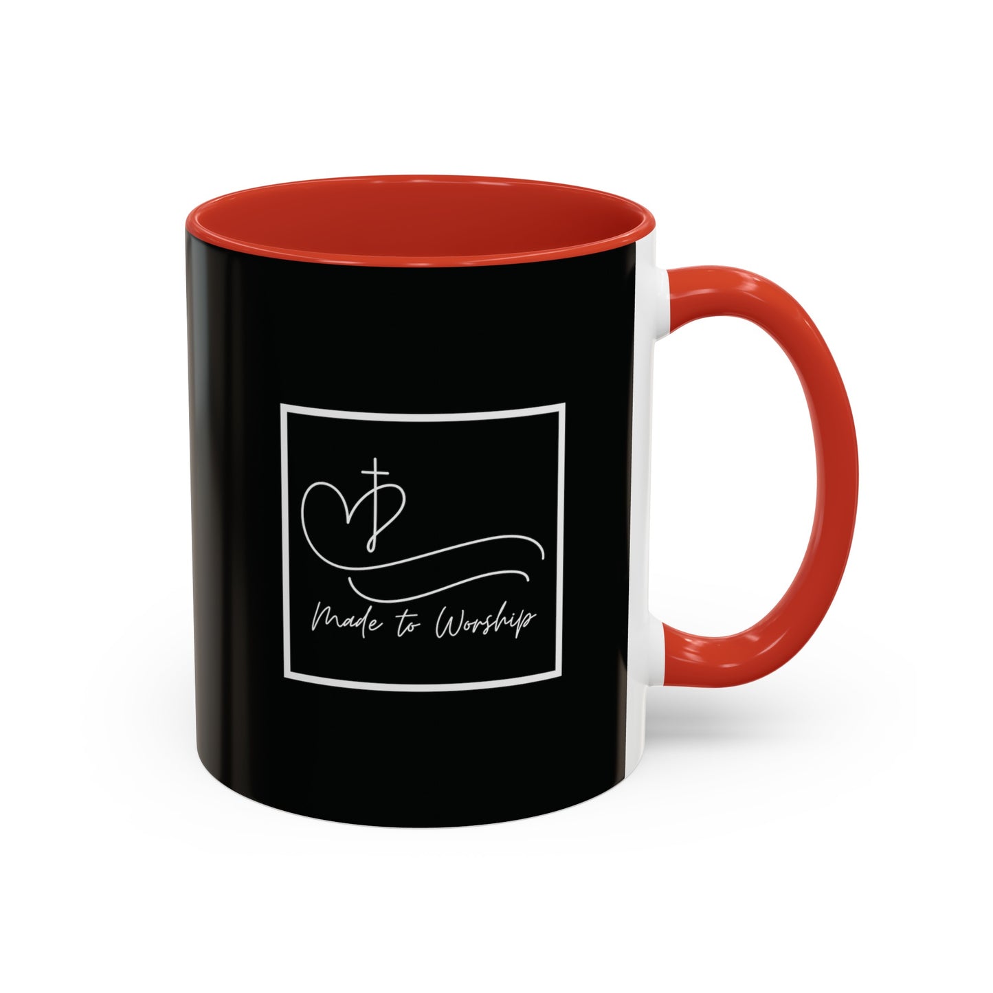 Made to Worship Mug with Bible Verse Christian coffee mugs for Mom Christian Coffee Mug with Inspirational Message Accent Coffee Mug in 11oz Coffee Mug in 15 oz for coffee lovers