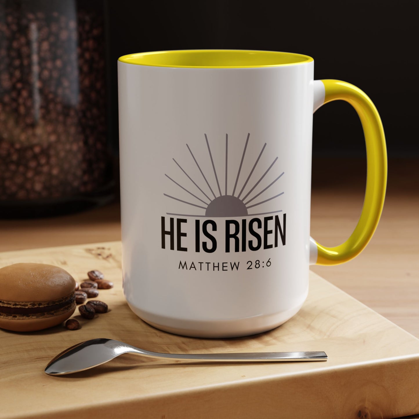 He Is Risen Christian Easter Coffee mug