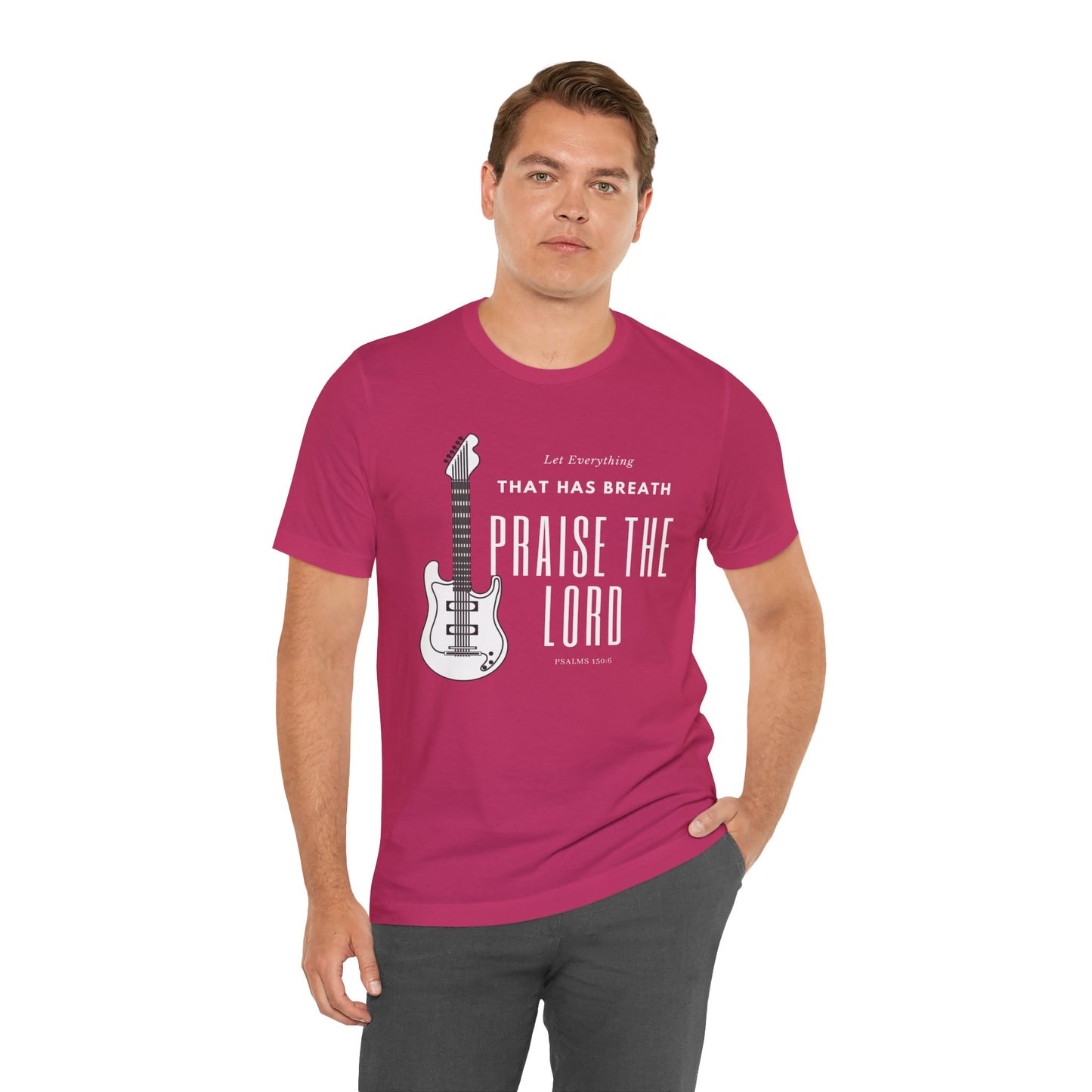 Everything That has Breath Praise the Lord Scripture Wear Faith-Inspired Apparel for Men and Women Featuring Inspirational Quotes from Psalms 150: 6 Bible Verses and Religious Graphics.