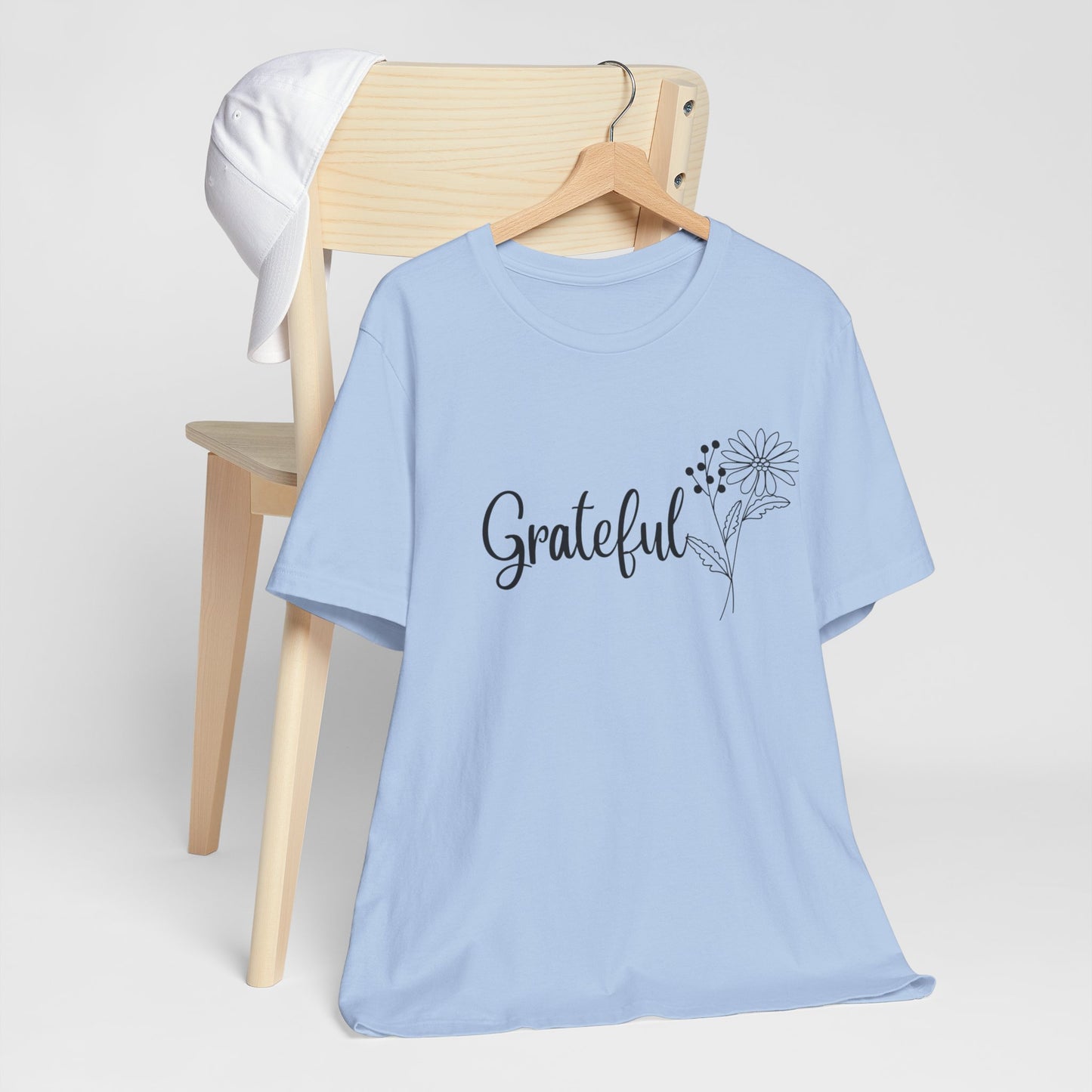 Grateful Inspirational Christian T-Shirt with Religious Graphics Ideal Religious Gift Ideas for Women