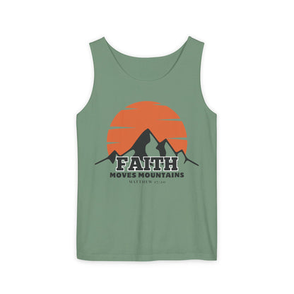 Faith Moves Mountains Christian Tank Top