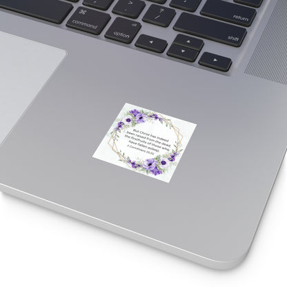 Christian Sticker Jesus Reigns Bible Verse Christian Easter Sticker