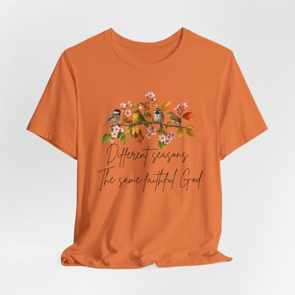 Different Season Same Faithful God| Fall Christian Tshirt