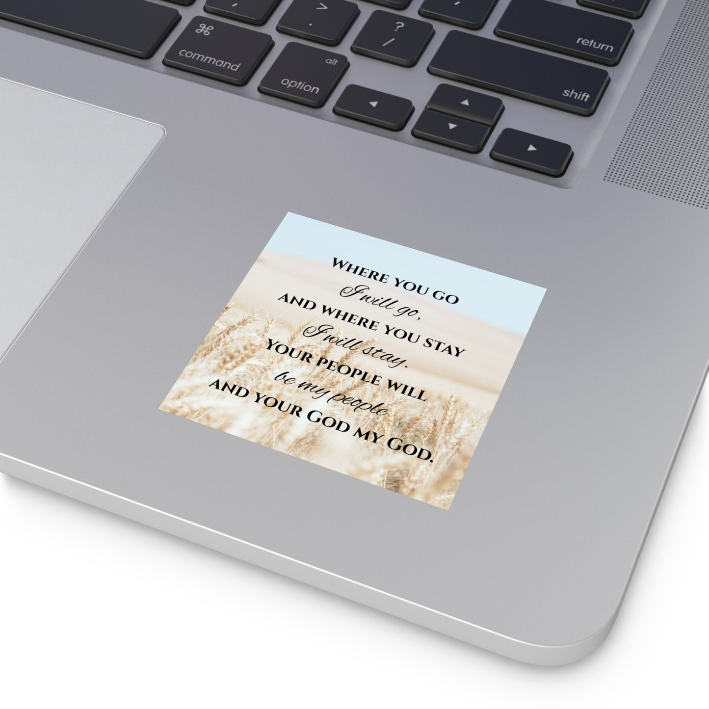 Where You Go I Will Go Sticker, Christian Stickers, Devotional Journal Sticker, Christian Vinyl Sticker, Bible Study Sticker