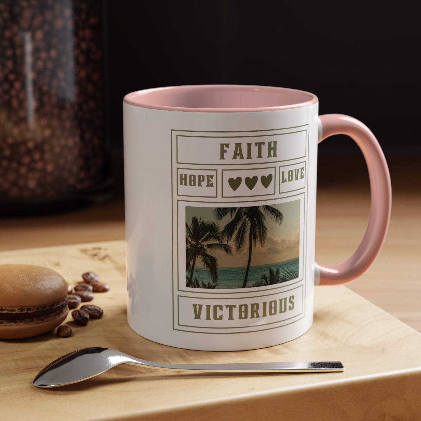 Faith Hope and Love Mug with Bible Verse Christian coffee mugs for Mom Christian Coffee Mug with Inspirational Message Accent Coffee Mug in 11oz Coffee Mug in 15 oz for coffee lovers