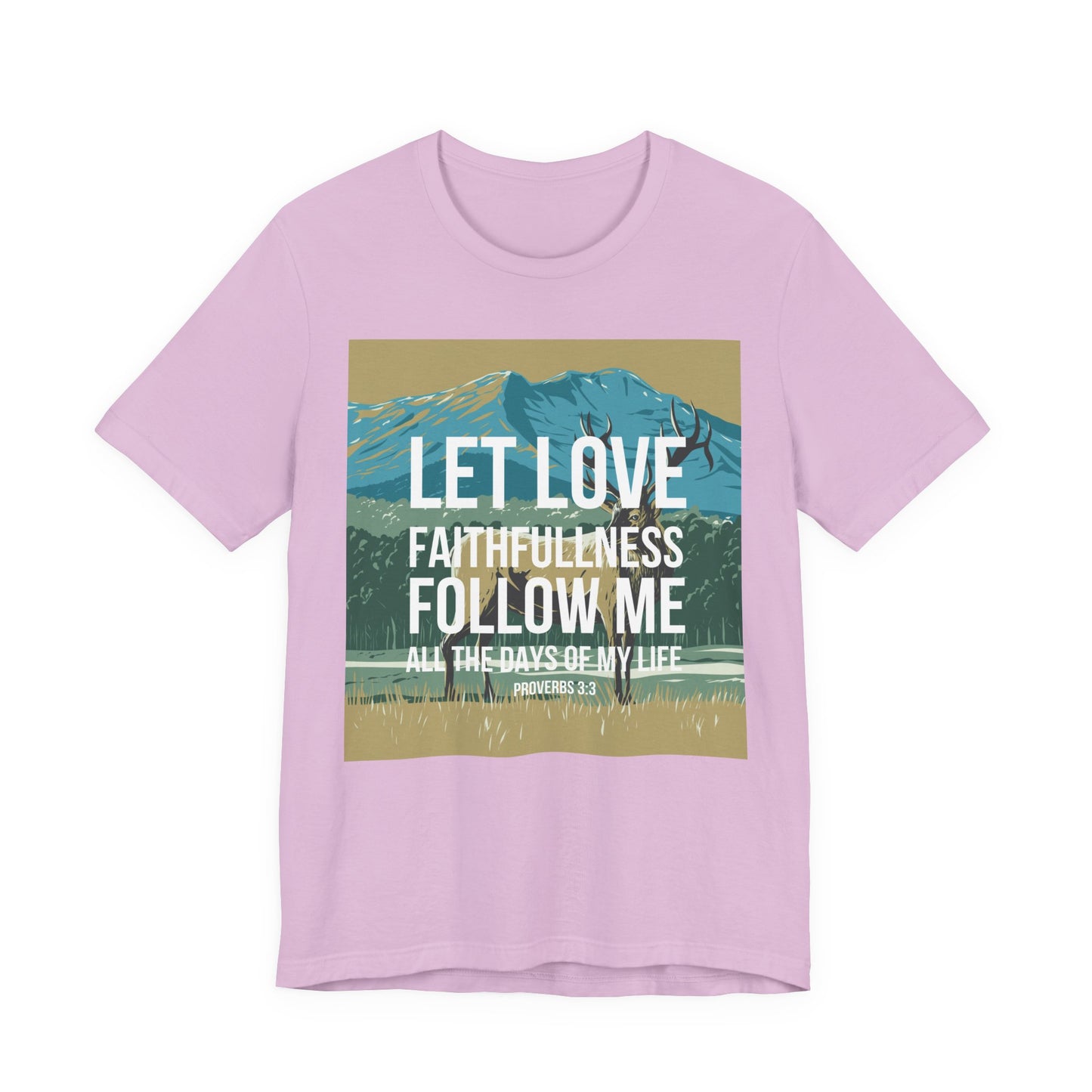 Let Love and Faithfulness Follow Me Christian Tshirt