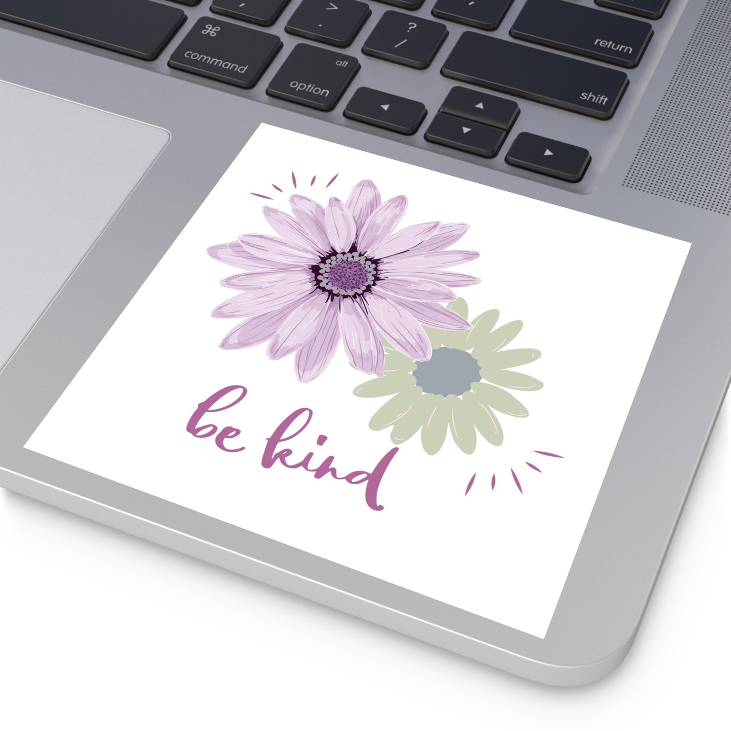 Be Kind Sticker with Bible Verse Square Sticker Be Kind Christian Sticker