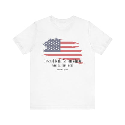 Christian shirts with American flag with Comfortable USA Flag TShirt Ideal Christian Gift Idea for Women.