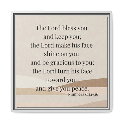 The Lord Bless You Framed Wall Art for Inspiration, Christian Home Decor, Motivational Print, Gift Idea, Faith Inspired Decor