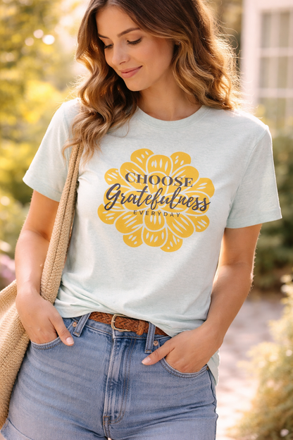 Choose Gratefulness Christian Tshirt