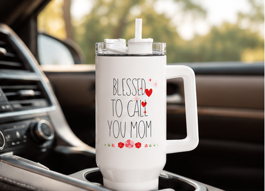 Blessed to Call You Mom Tumbler | 40oz Mom Travel Mug| Gifts for Mom