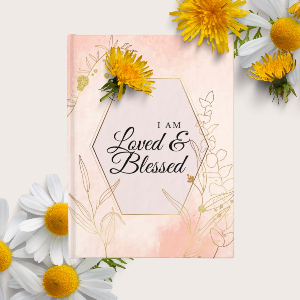 Loved and Blessed Christian Inspired Journal - Ruled Line