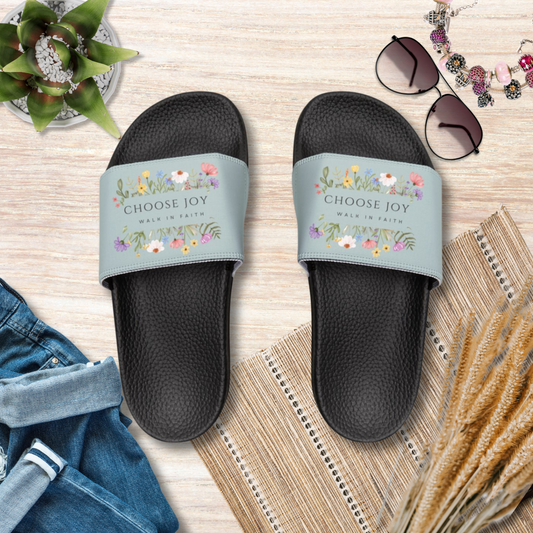 Choose Gentleness Christian Women's Removable Strap Sandals