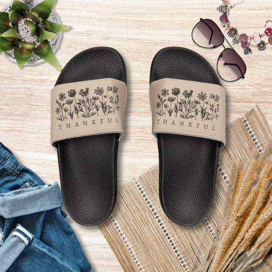 Thankful Christian Women's Removable Strap Sandals