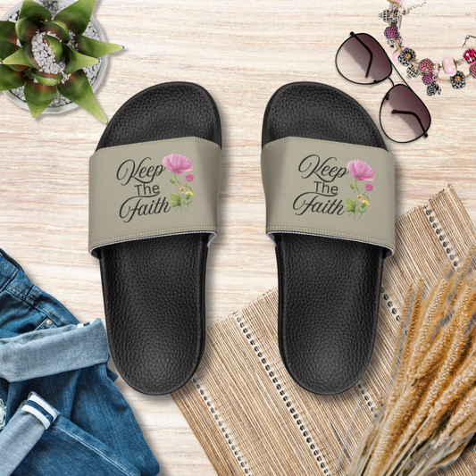 Keep The Faith Christian Women's Removable Strap Sandals