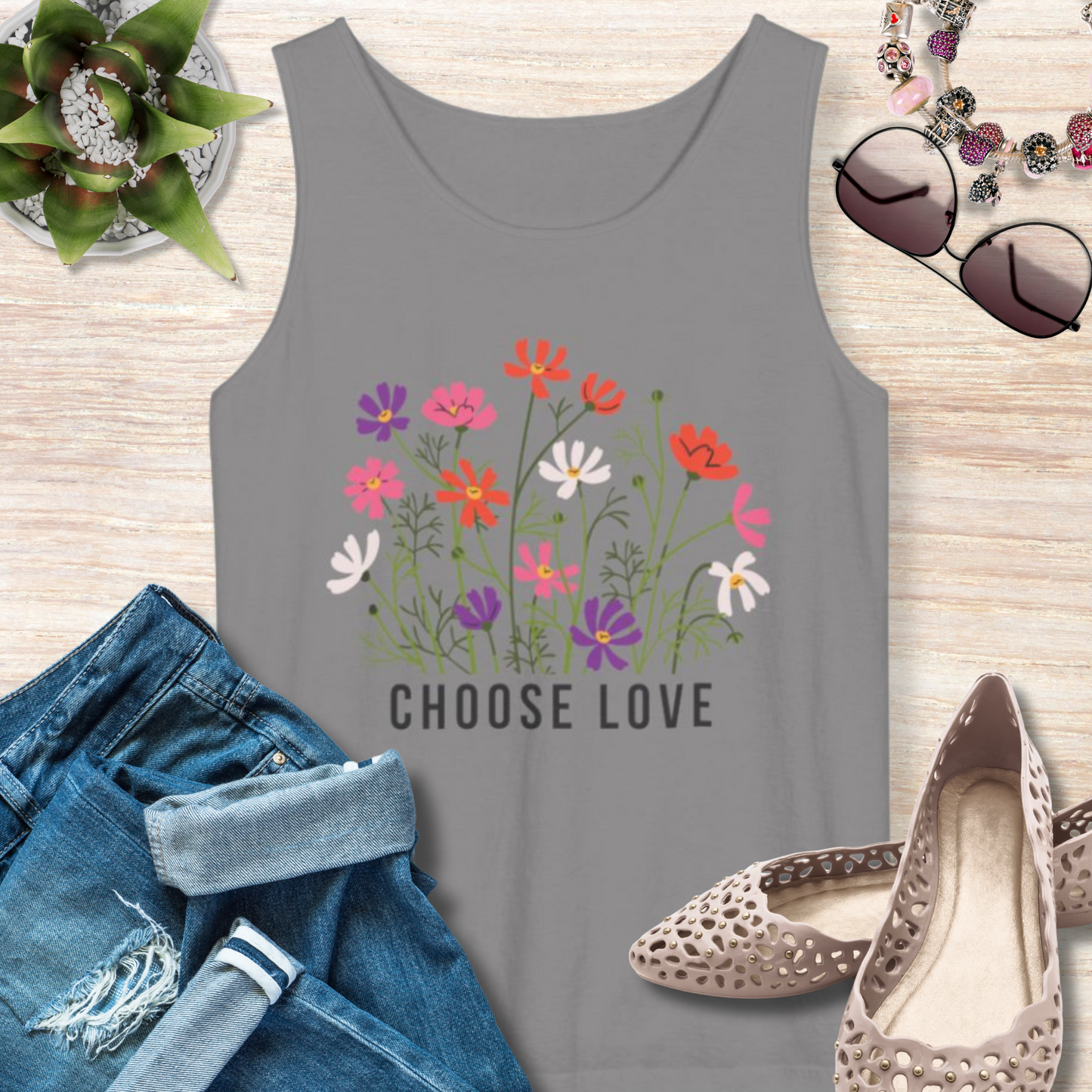 Choose Love Christian Tank Top