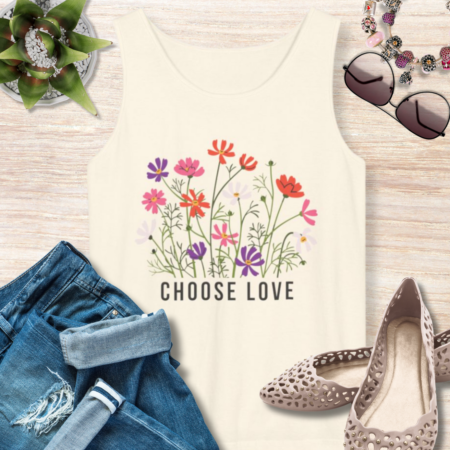 Choose Love Christian Tank Top
